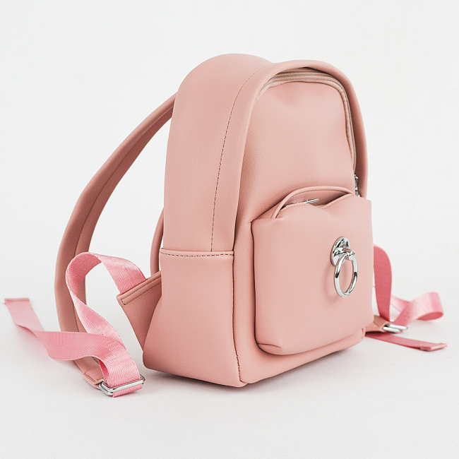 Рюкзак с цепочкой (розовый)