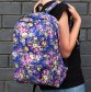 Рюкзак с цветочным принтом "Floral pattern" (голубой)