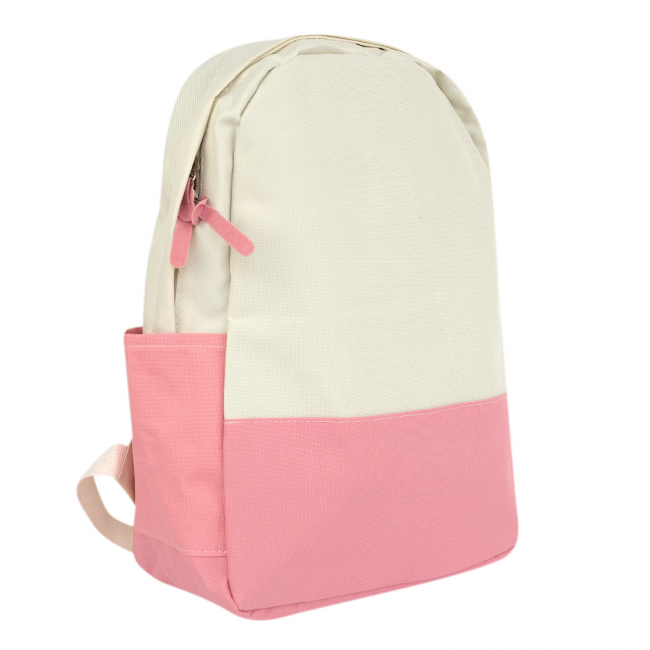 Рюкзак с контрастной полосой (розовый)