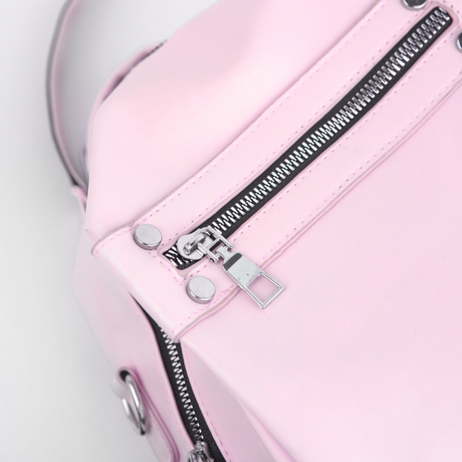 Рюкзак с молнией (розовый)