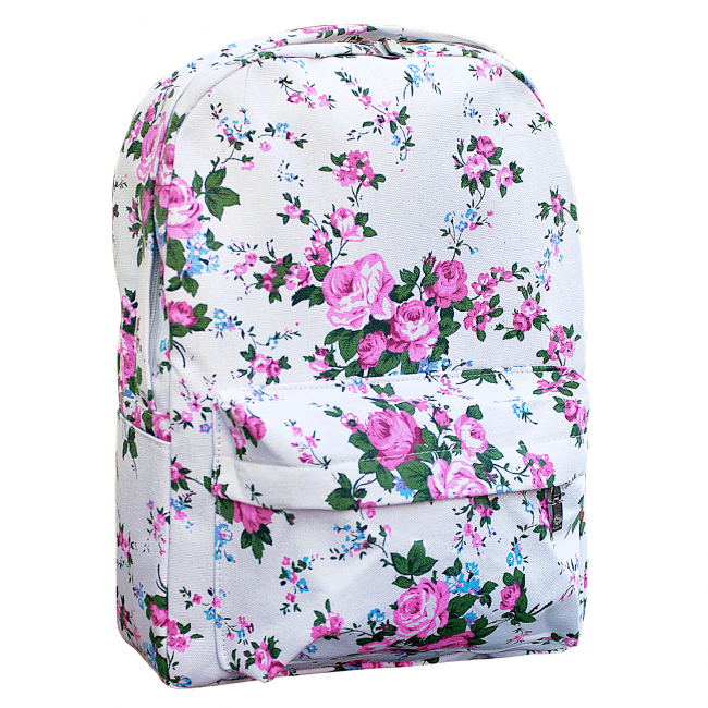 Рюкзак с цветочным принтом "Chintz" (белый)