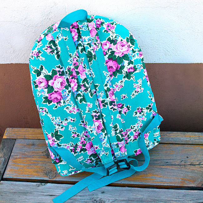 Рюкзак с цветочным принтом "Chintz" (салатовый)