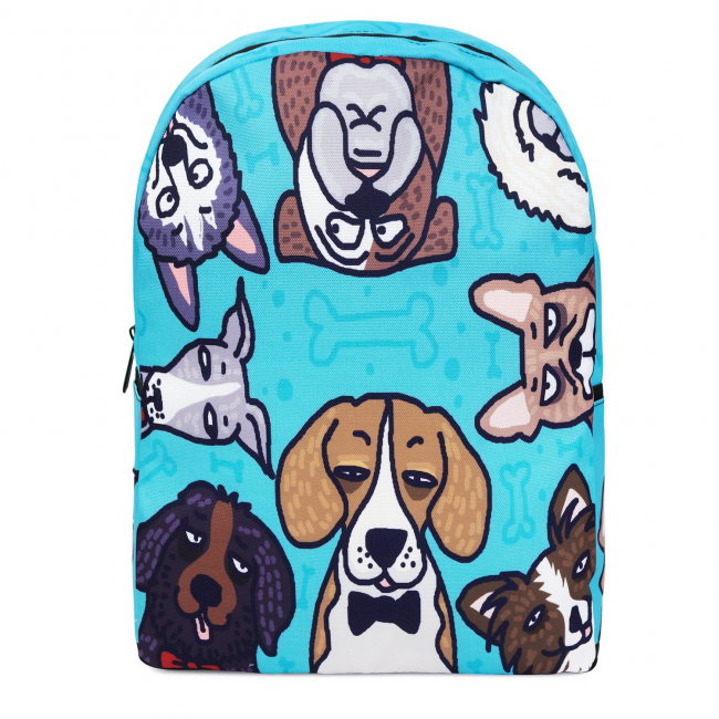 Рюкзак "Собаки" (голубой)