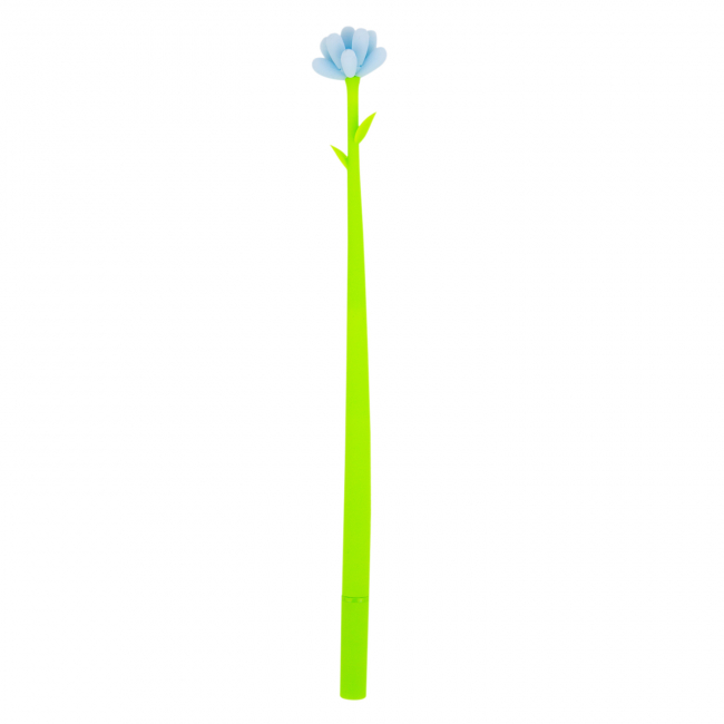 Ручка " Цветы" голубые