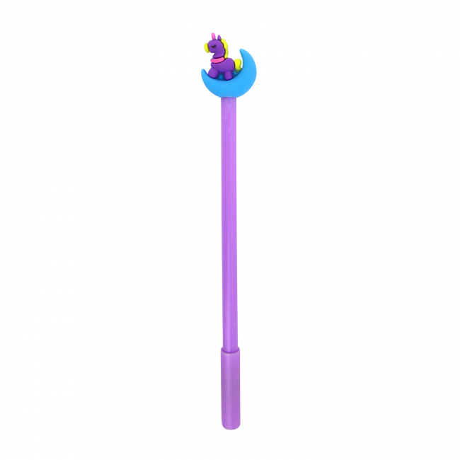 Ручка "Единорожек на луне" (фиолетовая)
