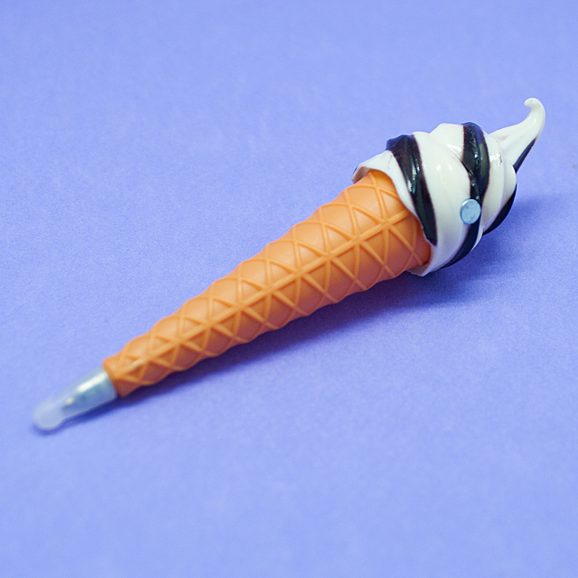 Ручка "Ice Cream" (черно-белая)