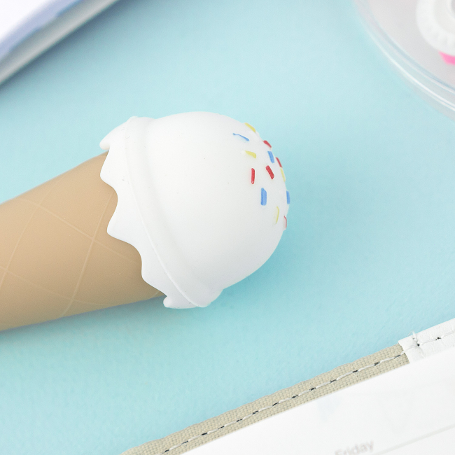 Ручка "Ice Cream cone" (белая)