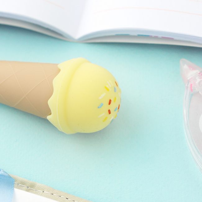 Ручка "Ice Cream cone" (желтая)
