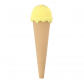 Ручка "Ice Cream cone" (желтая)