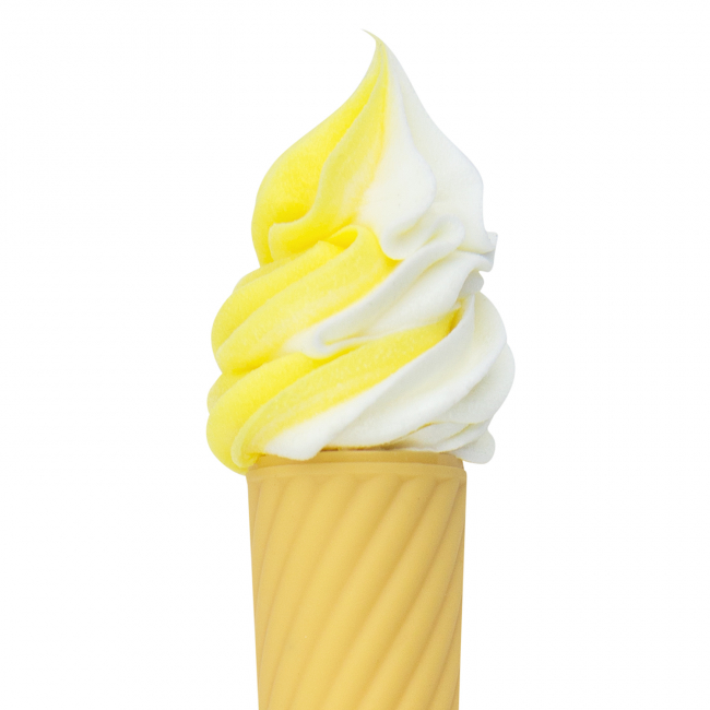 Ручка "Мороженое" (желтая)