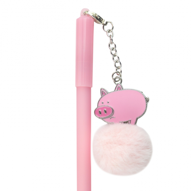 Ручка "Piggy & fur" (розовая)