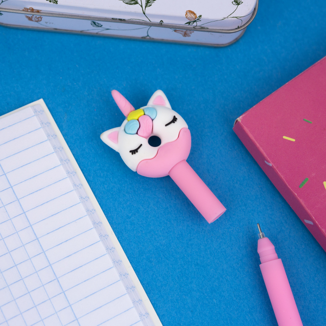 Ручка "Unicorn doughnut" (розовая)