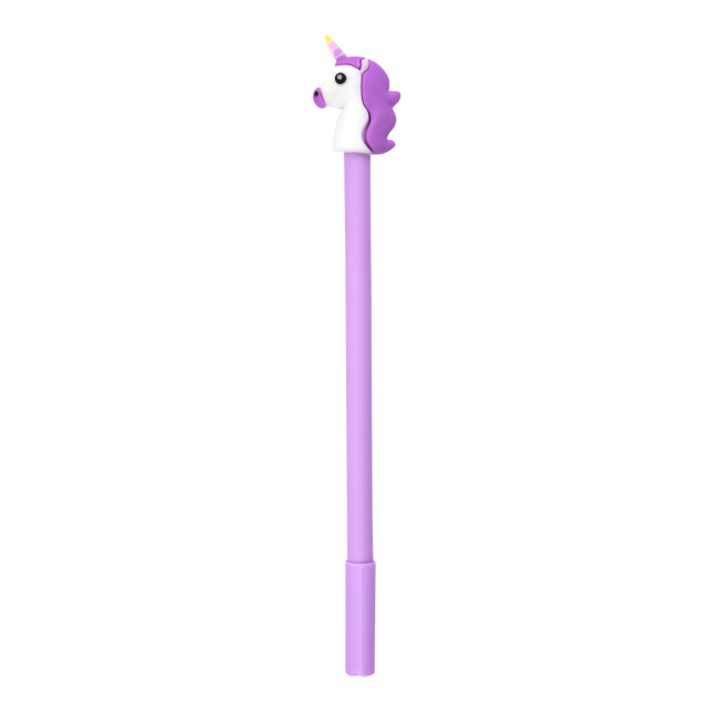 Ручка "Unicorn emoji" (фиолетовая)