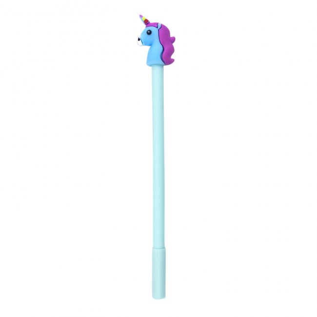 Ручка "Unicorn emoji" (голубая)