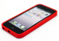 Бампер для iPhone 5/5s "Spigen" (красный)