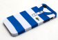 Чехол для iPhone 5/5s "Blue and white stripes", серия "Sports shirt"