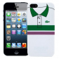 Чехол для iPhone 5/5s "Green & purple stripes", серия "Sports shirt"