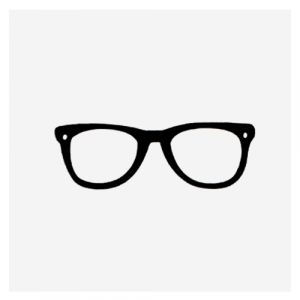 Наклейка для MacBook "Glasses"