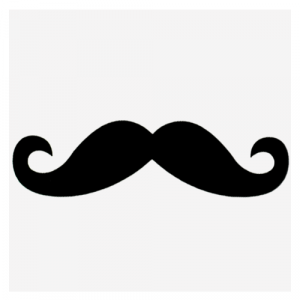 Наклейка для MacBook "Moustache"