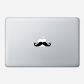 Наклейка для MacBook "Moustache"
