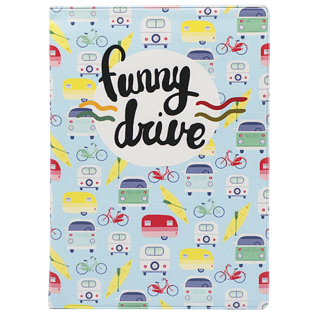 Обложка на автодокументы "Funny drive"