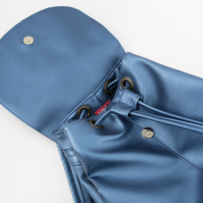 Рюкзак на завязках (сияющий синий)