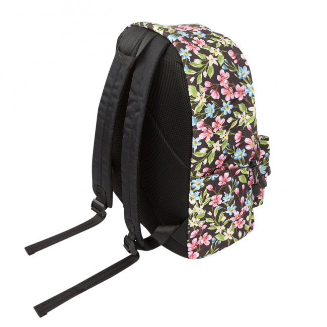 Рюкзак с цветами (черный)