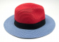 Шляпа "Duo" (красная с голубым)