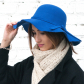 Шляпа с широкими полями (синяя)