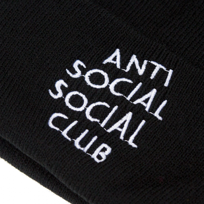 Шапка "Anti social" (черная)