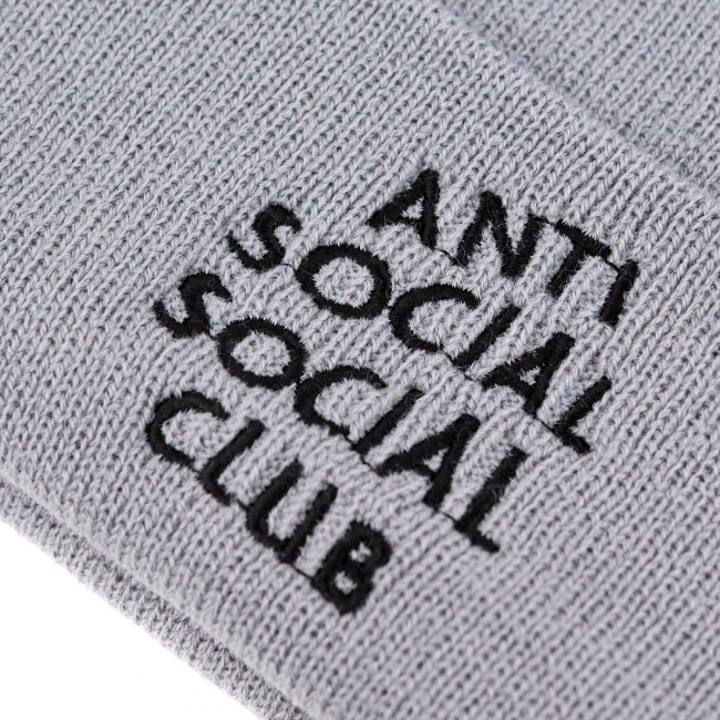 Шапка "Anti social" (серая)