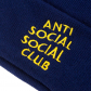 Шапка "Anti social" (синяя)