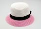 Шляпа "Summery" (белая с розовым)