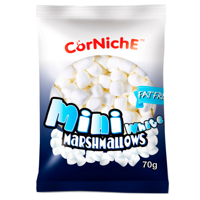 Зефир "Corniche Mini White Marshmallow", 70 гр