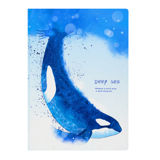 Тетрадь "Deep sea" (кит)