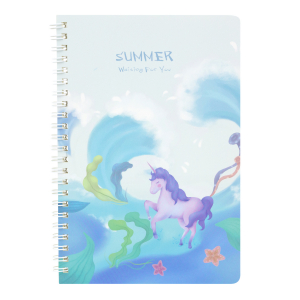 Тетрадь "Summer Unicorn" (волны)