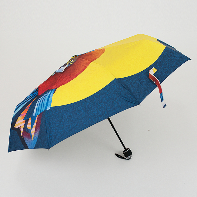 Зонт складной "Коты на желтом"