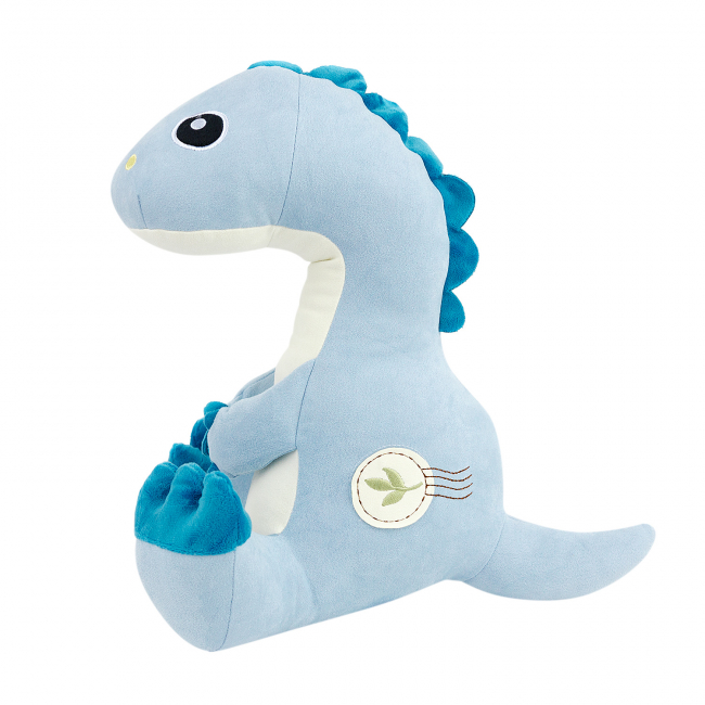 Игрушка-подушка "Динозаврик" (синий) 36см