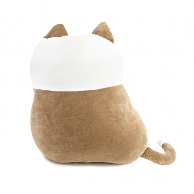 Игрушка-подушка "Котик" (коричневый) 44см