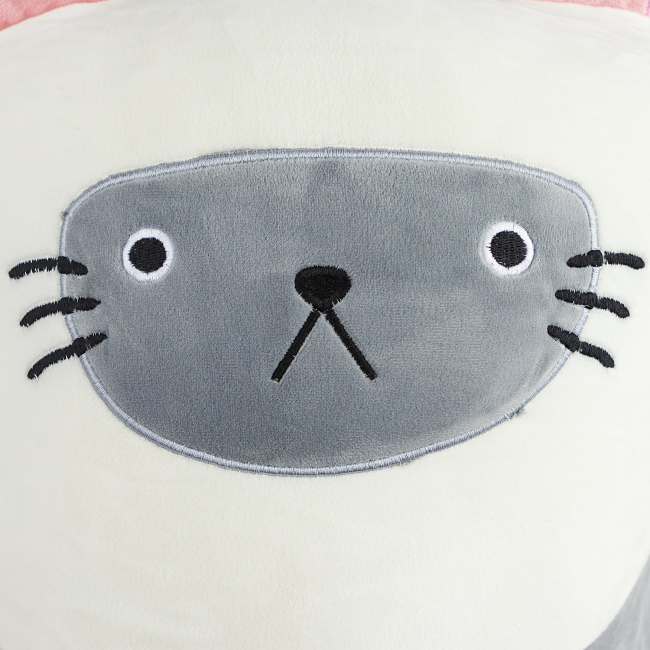 Игрушка-подушка "Котик" (серый) 44см