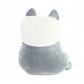 Игрушка-подушка "Котик" (серый) 44см