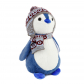 Игрушка-подушка "Пингвин" (синий) 35см
