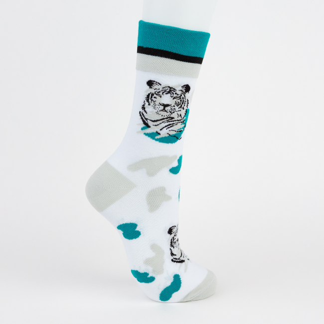 Носки "Белый тигр", разм.40-45