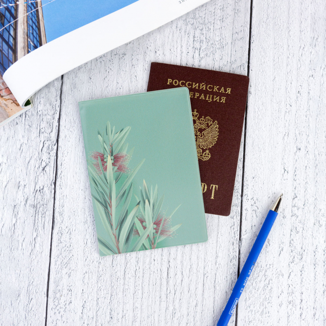 Обложка для паспорта "Delicate flowers"