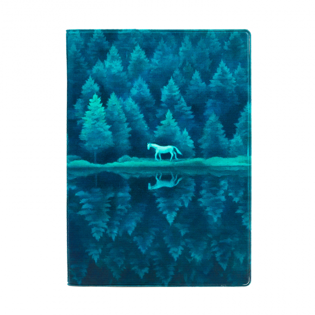 Обложка для паспорта "Horse lake"