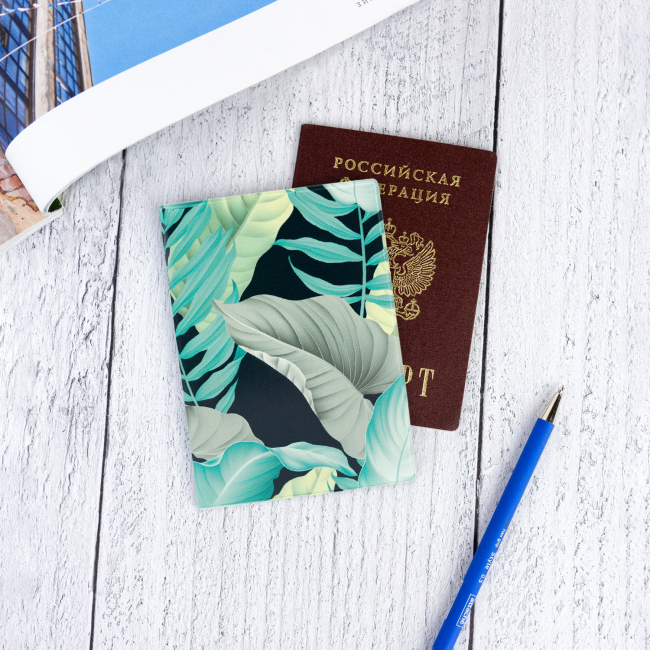 Обложка для паспорта "Листва"