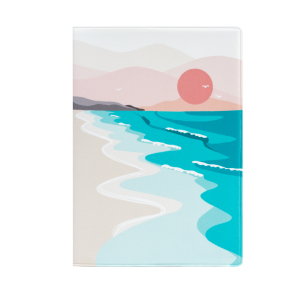 Обложка для паспорта "Море и закат"