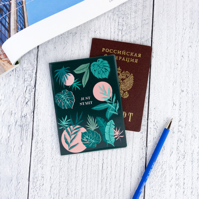 Обложка для паспорта "Тропическая"