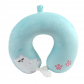 Подушка для путешествий "Котик хвостик" (голубой), Memory Foam