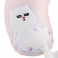 Подушка для путешествий "Котик хвостик" (розовый), Memory Foam